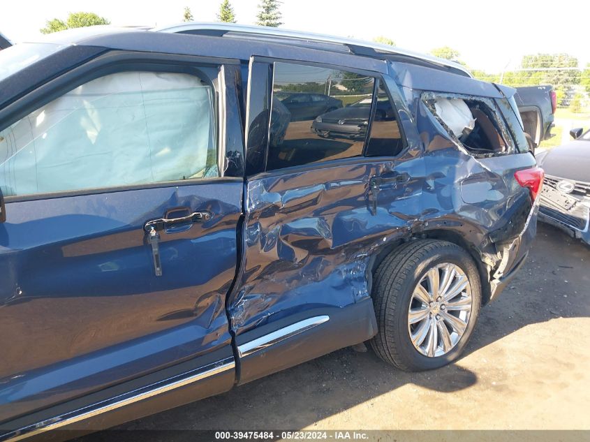 2021 Ford Explorer King Ranch VIN: 1FM5K8LC9MGC40077 Lot: 39475484