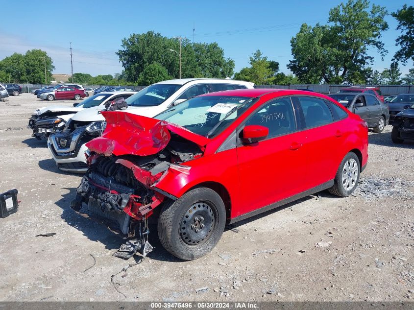 2012 Ford Focus Se VIN: 1FAHP3F24CL361166 Lot: 39475496