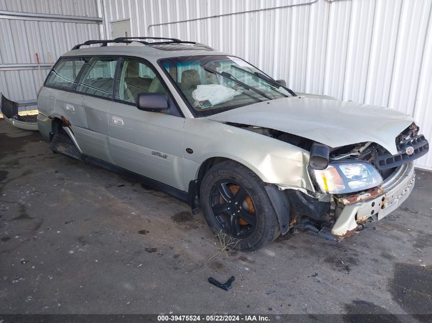 2004 Subaru Outback H6-3.0 L.l. Bean Edition VIN: 4S3BH806647624791 Lot: 39475524