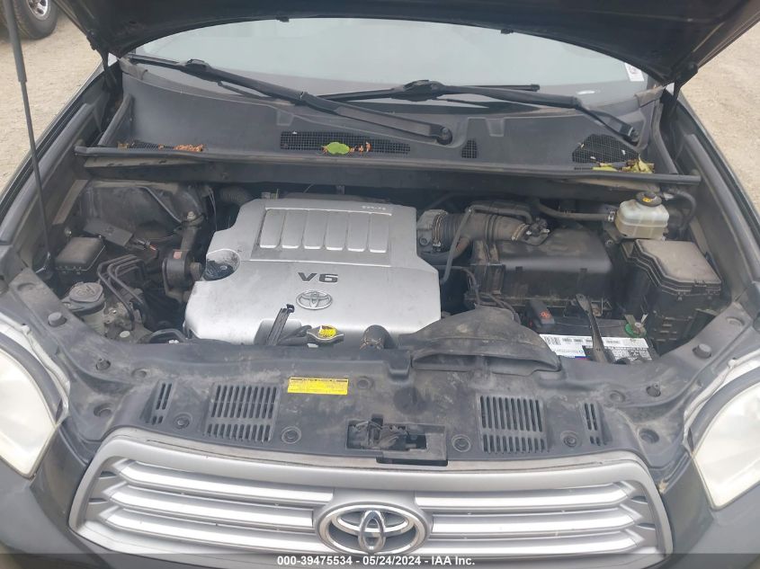 2008 Toyota Highlander V6 Sr5 VIN: JTEES44A482099525 Lot: 39475534