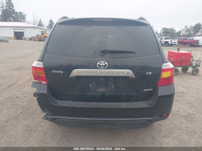 2008 Toyota Highlander V6 Sr5 VIN: JTEES44A482099525 Lot: 39475534