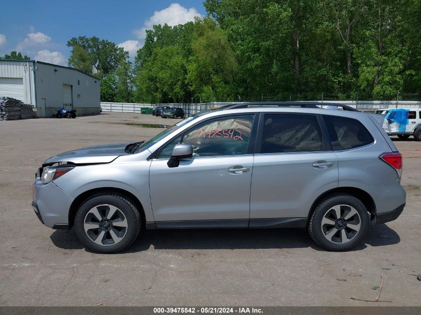 2018 Subaru Forester 2.5I Limited VIN: JF2SJAJC1JH582263 Lot: 39475542