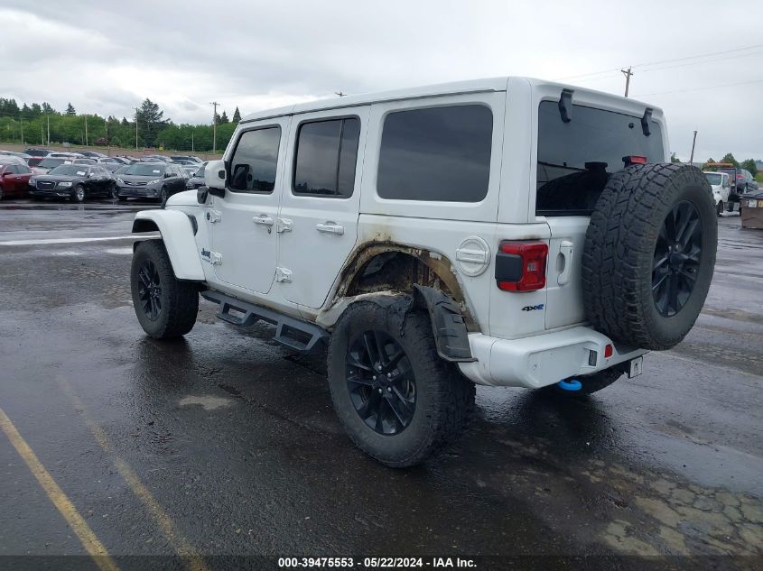 2021 Jeep Wrangler 4Xe Unlimited High Altitude 4X4 VIN: 1C4JJXP62MW643294 Lot: 39475553