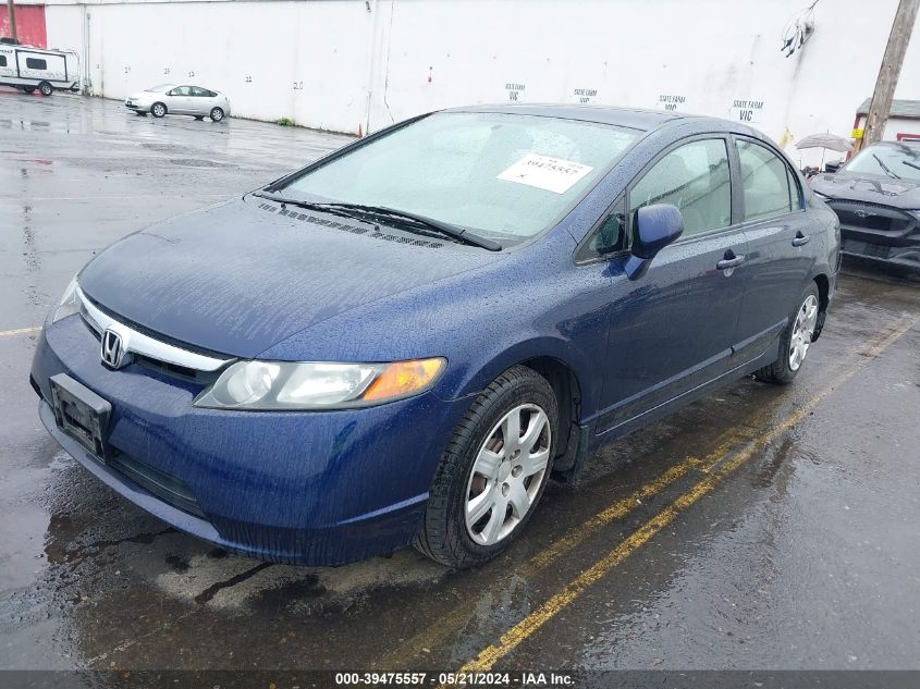 2007 Honda Civic Lx VIN: 1HGFA16547L127022 Lot: 39475557