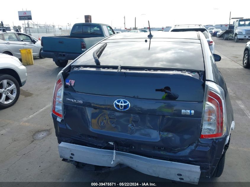 2015 Toyota Prius Four VIN: JTDKN3DU6F1967112 Lot: 39475571