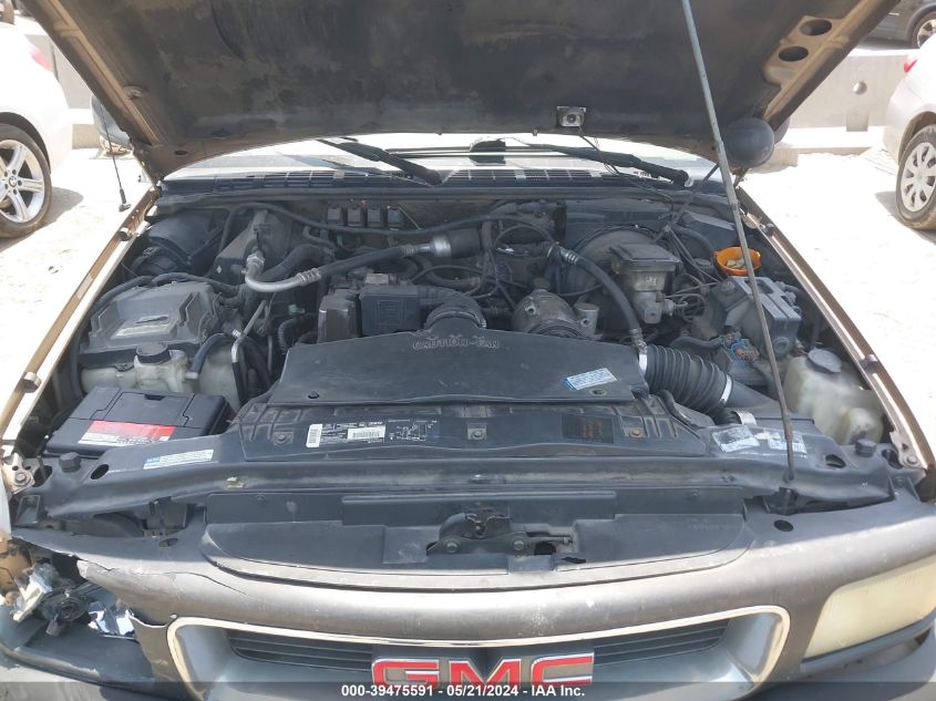 1997 GMC Sonoma Sls Wideside VIN: 1GTCS1448VK511283 Lot: 39475591