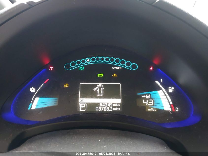 2015 Nissan Leaf S/Sv/Sl VIN: 1N4AZ0CP1FC313963 Lot: 39475612