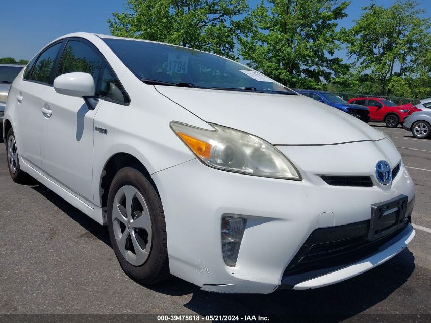 2013 Toyota Prius Two VIN: JTDKN3DU7D1638254 Lot: 39475618