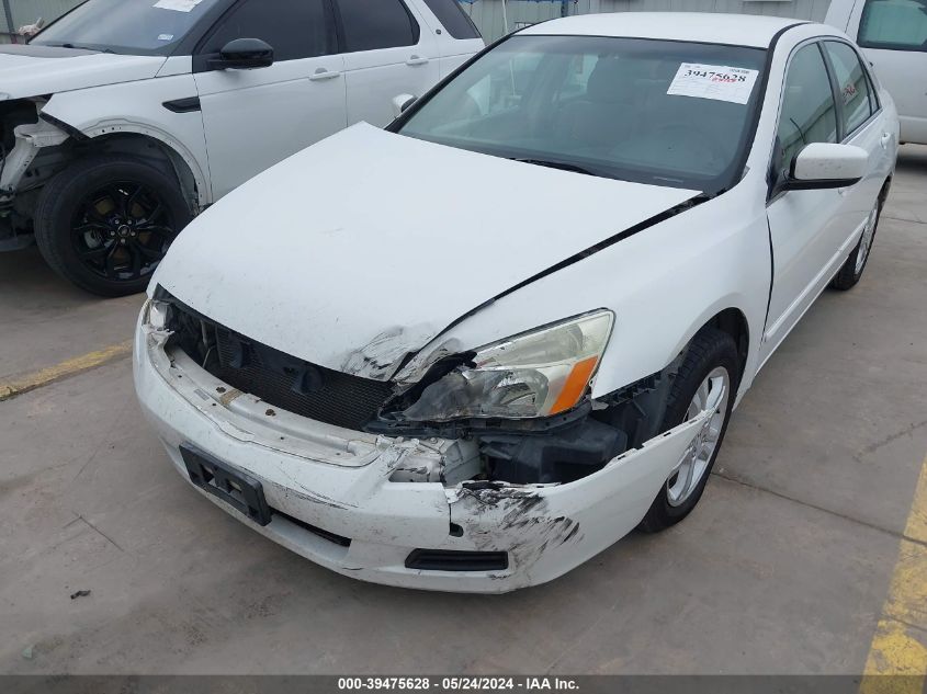 2007 Honda Accord 2.4 Se VIN: 1HGCM56377A140858 Lot: 39475628