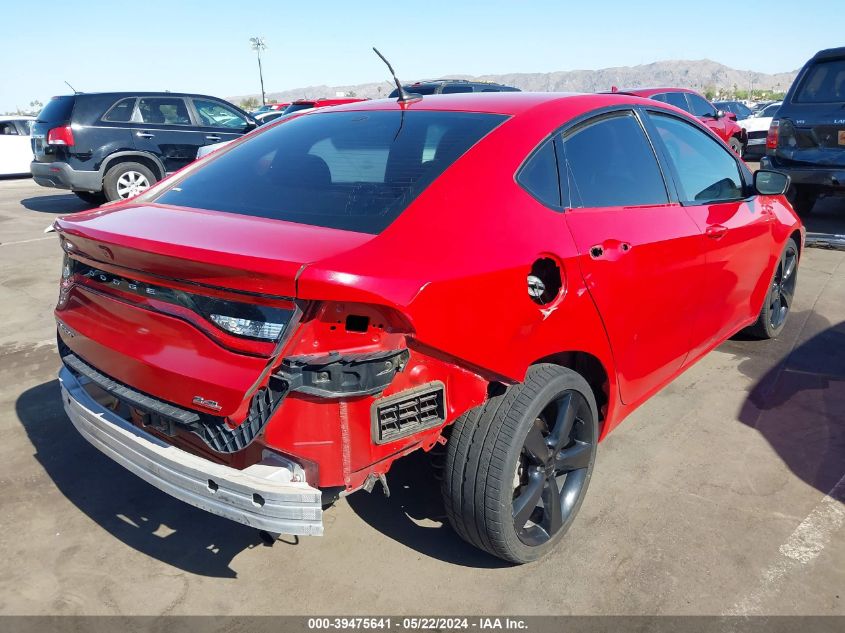 2014 Dodge Dart Sxt VIN: 1C3CDFBB5ED799863 Lot: 39475641