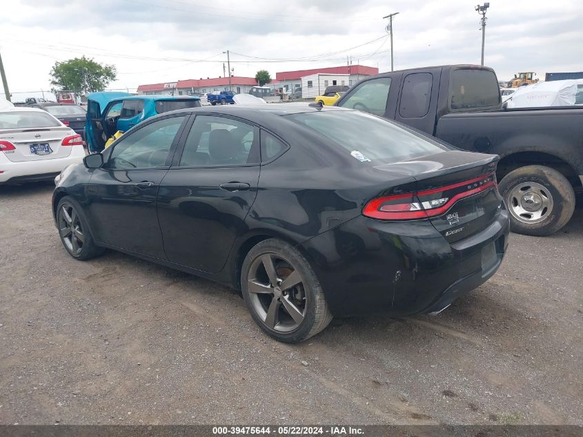 2016 Dodge Dart Gt VIN: 1C3CDFEB1GD593695 Lot: 39475644