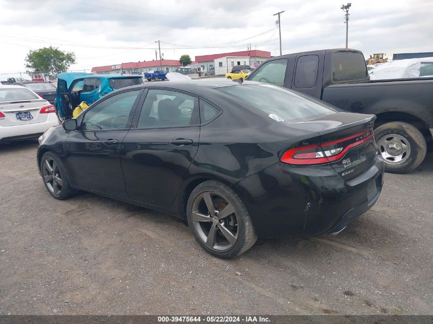 2016 Dodge Dart Gt VIN: 1C3CDFEB1GD593695 Lot: 39475644