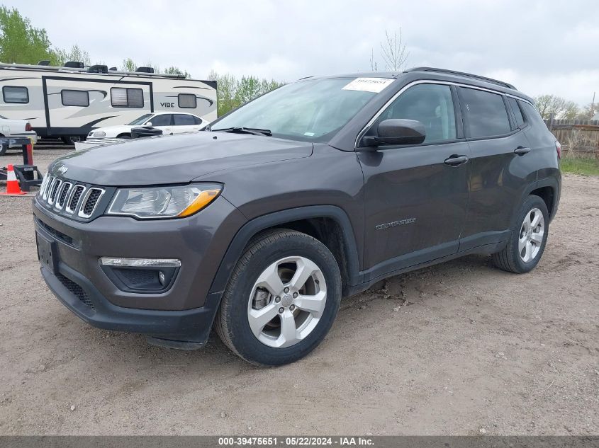 2021 Jeep Compass Latitude Fwd VIN: 3C4NJCBBXMT592115 Lot: 39475651