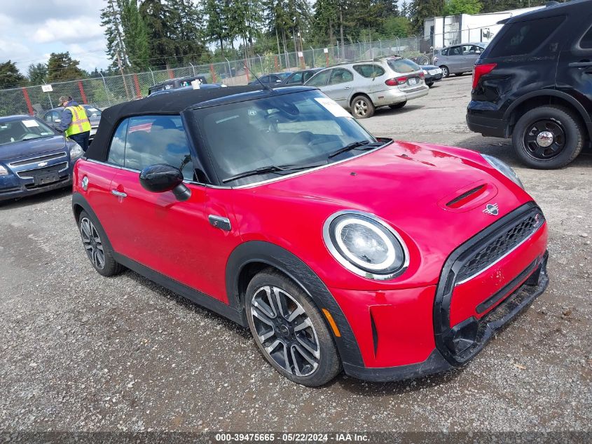 2023 Mini Convertible S VIN: WMW43DL08P3P77222 Lot: 39475665