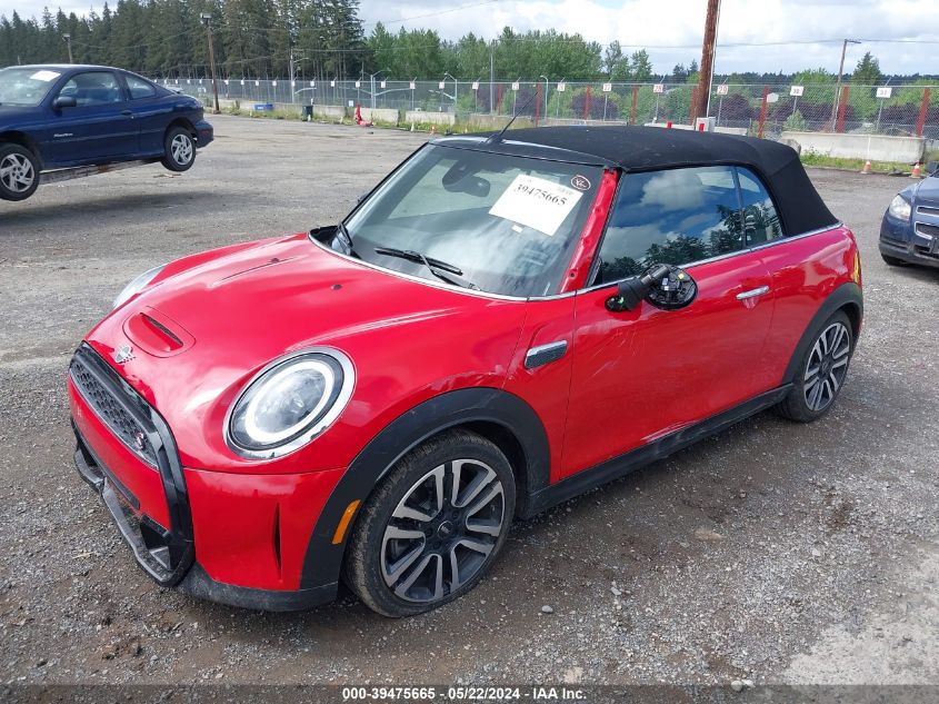 2023 Mini Convertible S VIN: WMW43DL08P3P77222 Lot: 39475665