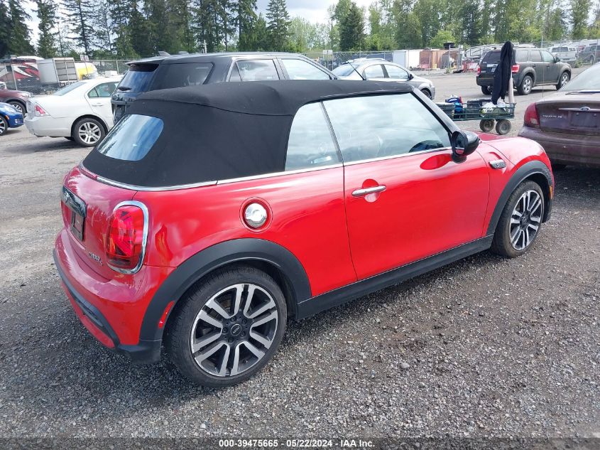 2023 Mini Convertible S VIN: WMW43DL08P3P77222 Lot: 39475665