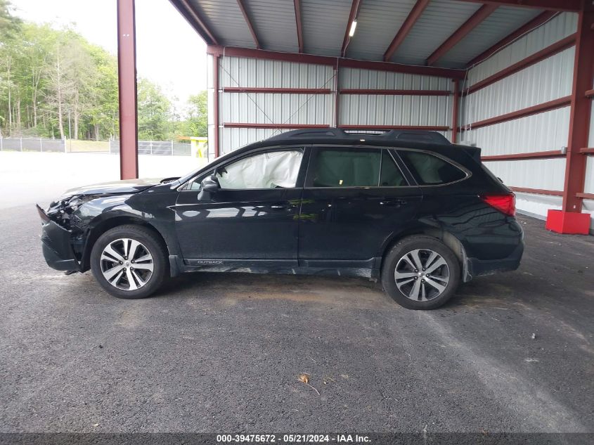 2018 Subaru Outback 2.5I Limited VIN: 4S4BSANC8J3322828 Lot: 39475672