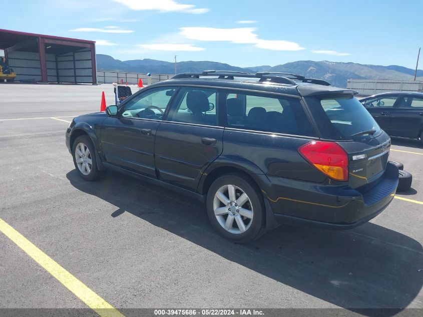 2007 Subaru Outback 2.5I VIN: 4S4BP61C777322308 Lot: 39475686