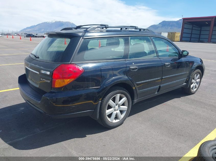 2007 Subaru Outback 2.5I VIN: 4S4BP61C777322308 Lot: 39475686