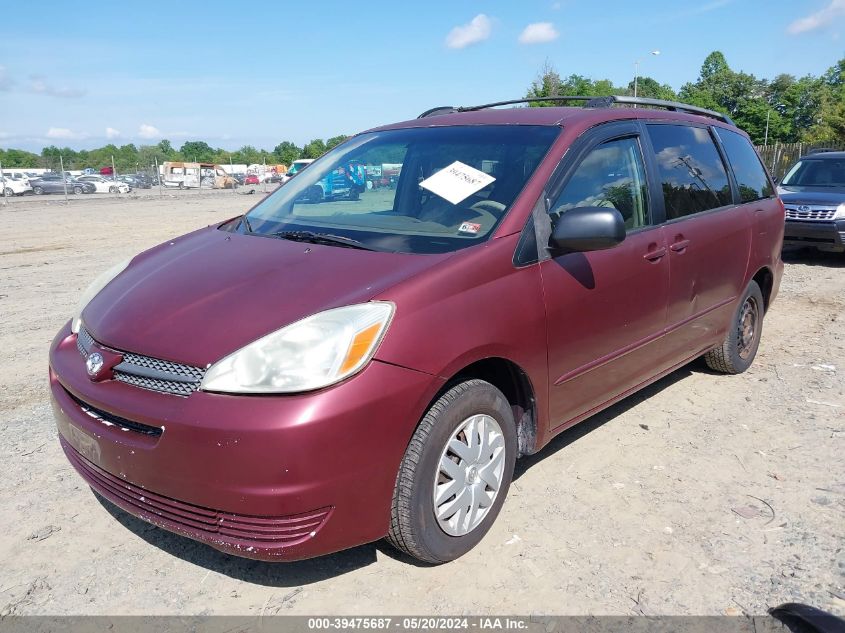 2004 Toyota Sienna Le VIN: 5TDZA23CX4S047559 Lot: 39475687