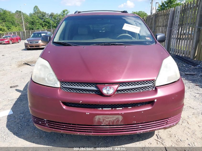 2004 Toyota Sienna Le VIN: 5TDZA23CX4S047559 Lot: 39475687