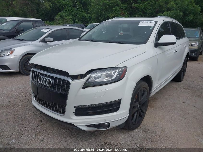 2014 Audi Q7 3.0T Premium VIN: WA1LGAFEXED009901 Lot: 39475689