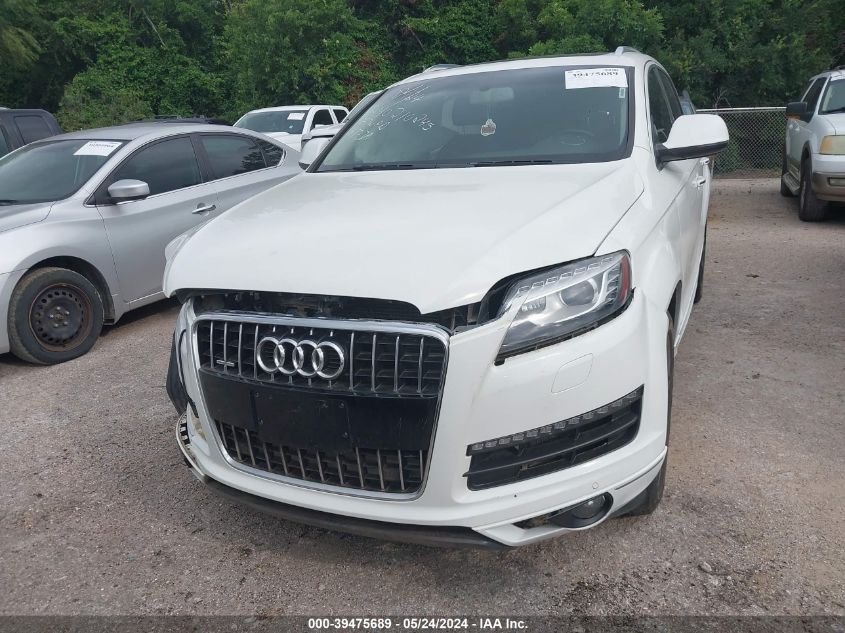 2014 Audi Q7 3.0T Premium VIN: WA1LGAFEXED009901 Lot: 39475689