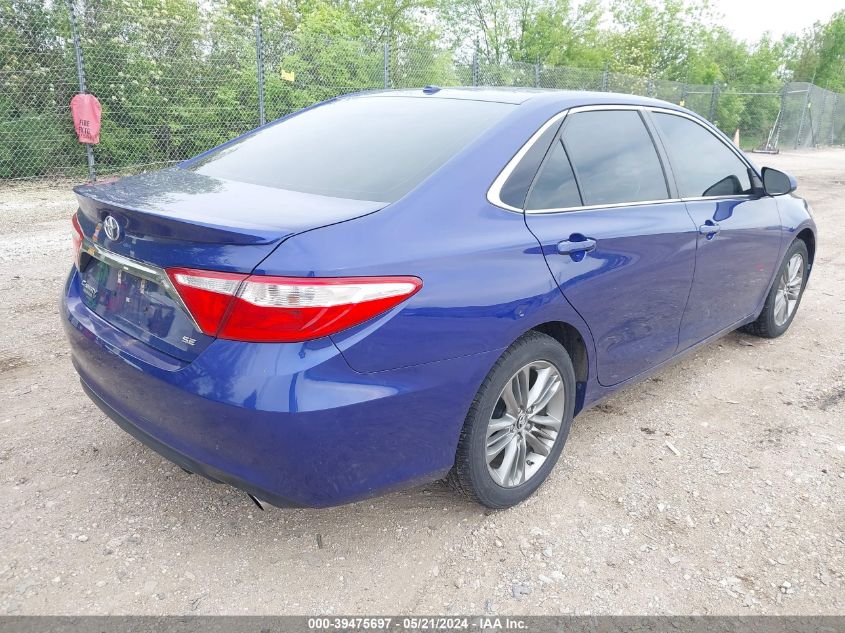 2016 Toyota Camry Se VIN: 4T1BF1FK9GU563231 Lot: 39475697