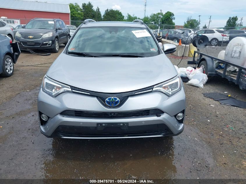 2017 Toyota Rav4 Hybrid Limited VIN: JTMDJREV9HD100612 Lot: 39475701