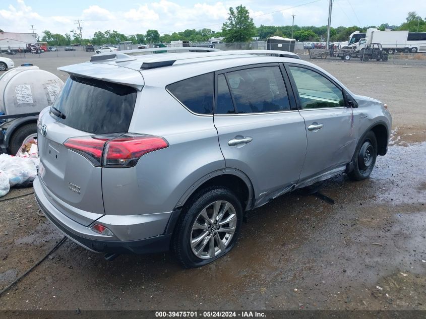 2017 Toyota Rav4 Hybrid Limited VIN: JTMDJREV9HD100612 Lot: 39475701