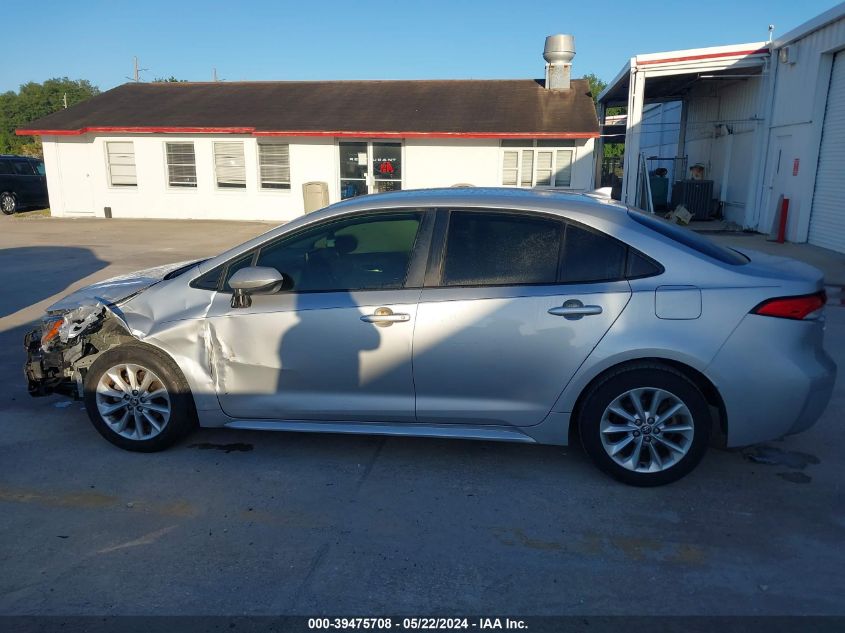 2020 Toyota Corolla Le VIN: JTDVPRAE2LJ104116 Lot: 39475708