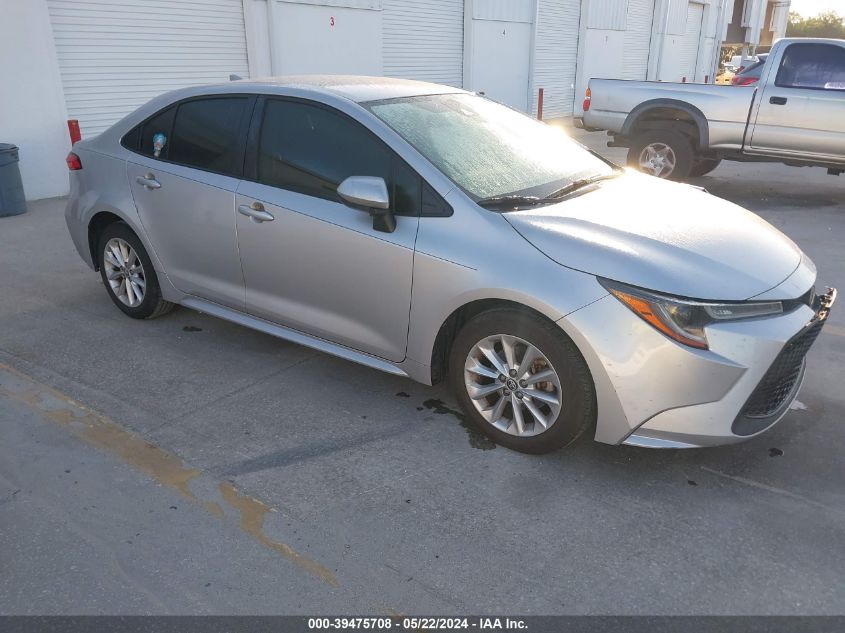 2020 Toyota Corolla Le VIN: JTDVPRAE2LJ104116 Lot: 39475708