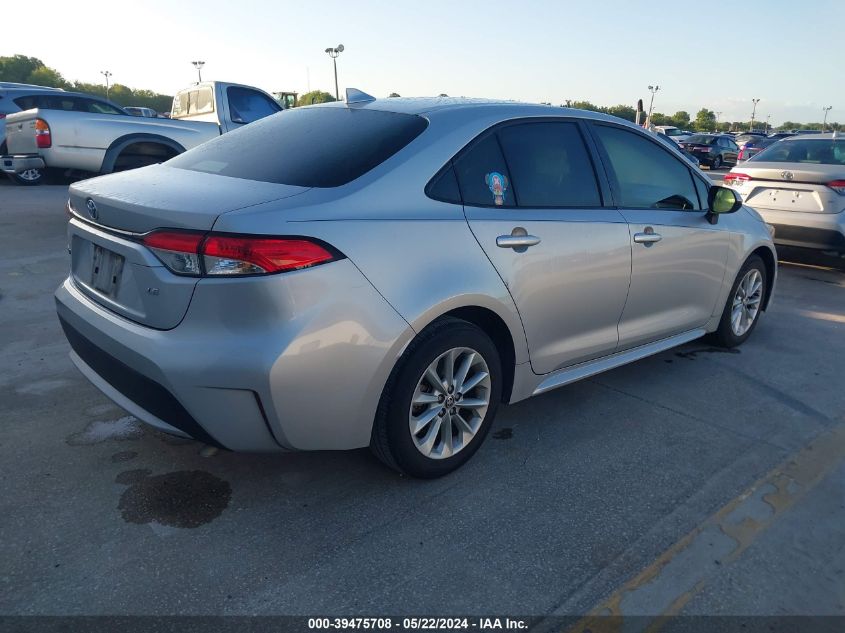 2020 Toyota Corolla Le VIN: JTDVPRAE2LJ104116 Lot: 39475708