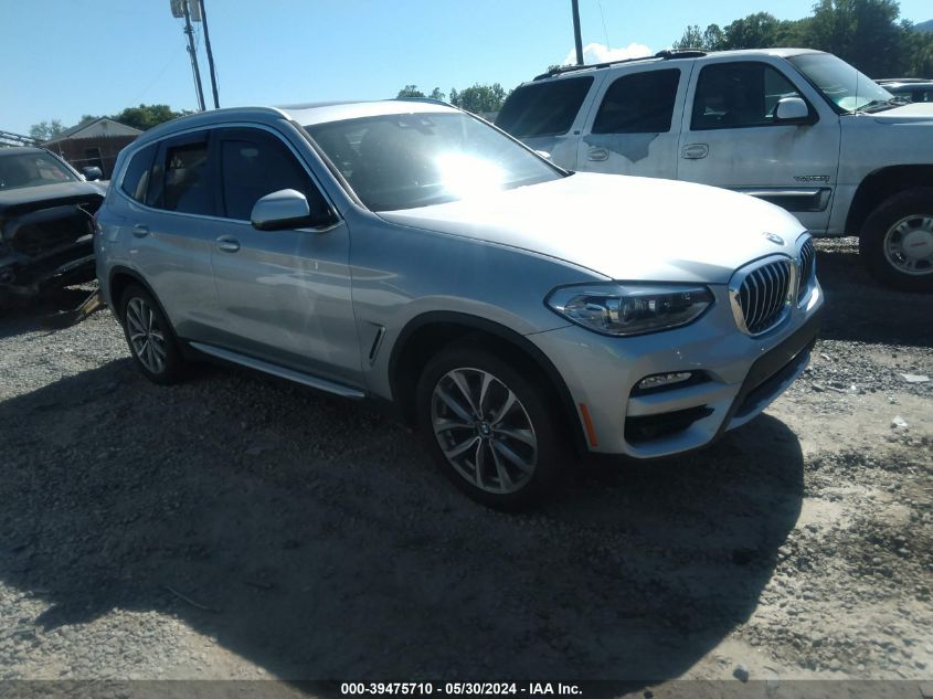 2019 BMW X3 XDRIVE30I - 5UXTR9C54KLD97374