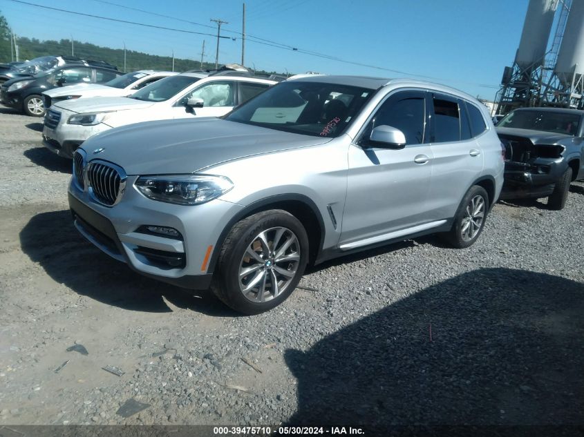 2019 BMW X3 xDrive30I VIN: 5UXTR9C54KLD97374 Lot: 39475710