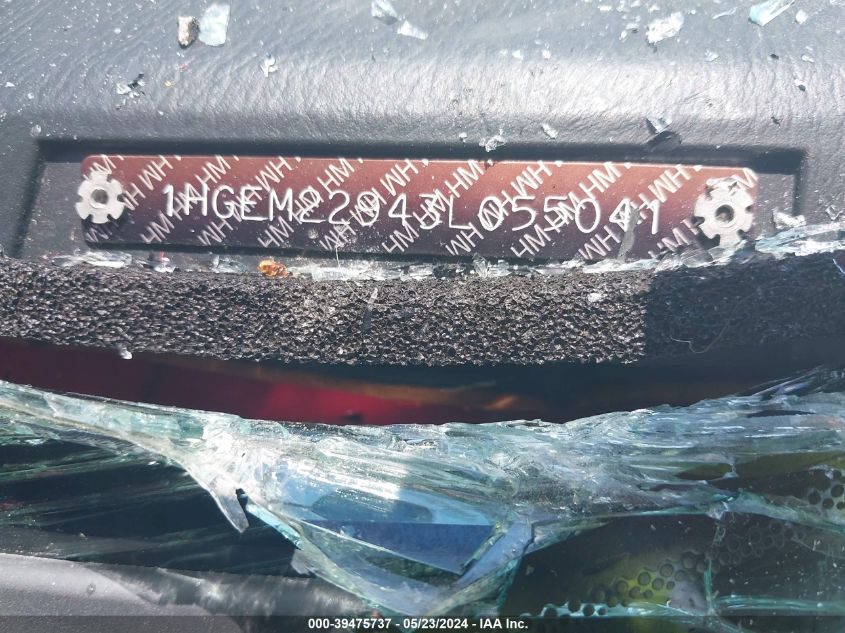 2003 Honda Civic Ex VIN: 1HGEM22943L055041 Lot: 39475737