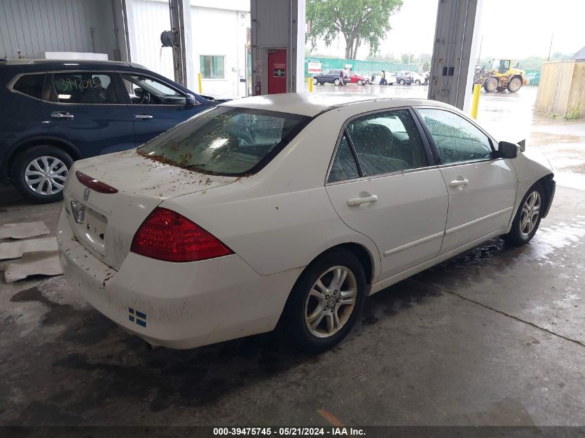 2006 Honda Accord 2.4 Se VIN: 1HGCM563X6A154414 Lot: 39475745