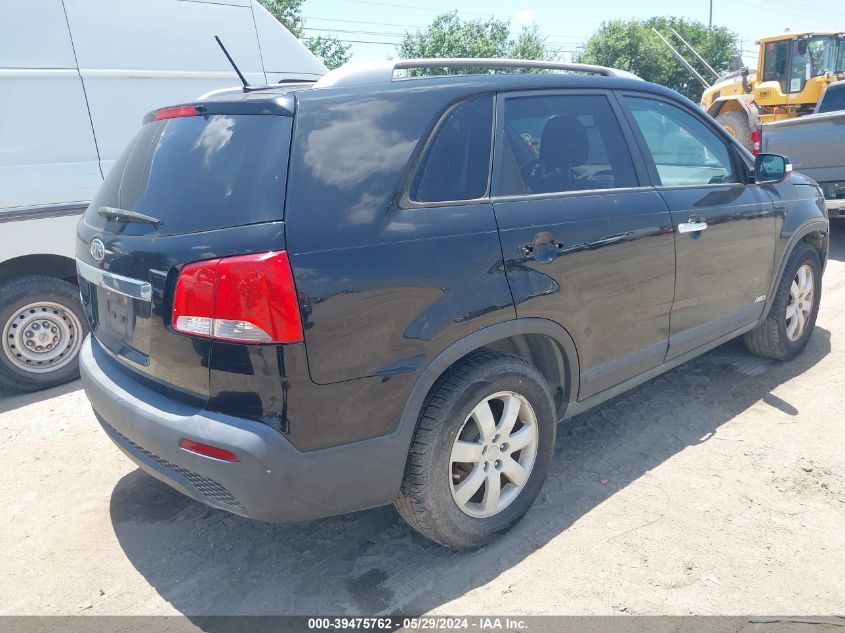 2011 Kia Sorento Lx VIN: 5XYKTCA11BG130925 Lot: 39475762