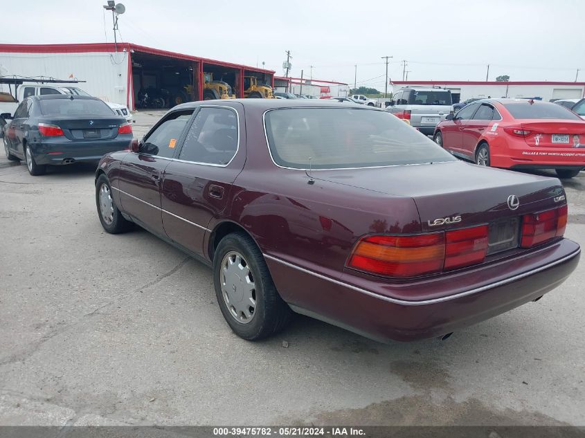 1991 Lexus Ls 400 VIN: JT8UF11E1M0065685 Lot: 39475782