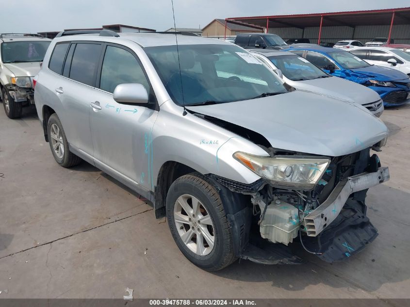 2013 TOYOTA HIGHLANDER BASE PLUS - 5TDZA3EH3DS032478