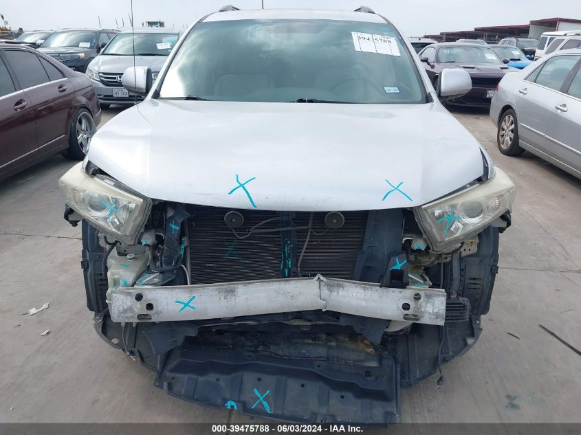 2013 Toyota Highlander Base Plus VIN: 5TDZA3EH3DS032478 Lot: 39475788