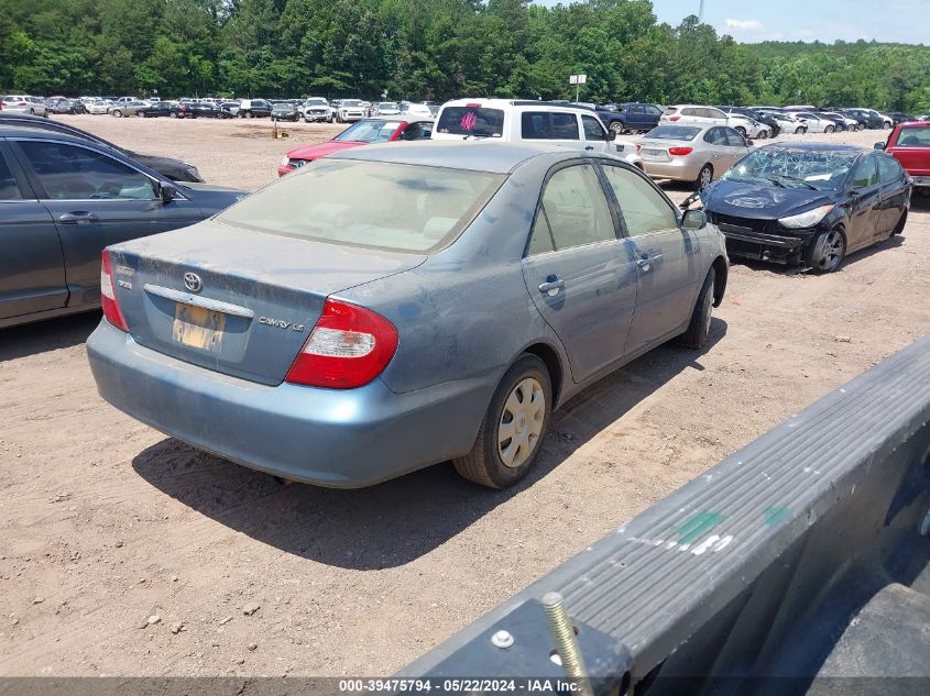 2004 Toyota Camry Le VIN: 4T1BE32K84U925730 Lot: 39475794