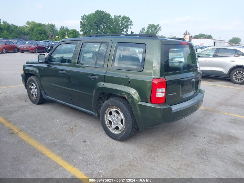 2009 Jeep Patriot Sport VIN: 1J4FF28B49D167004 Lot: 39475821