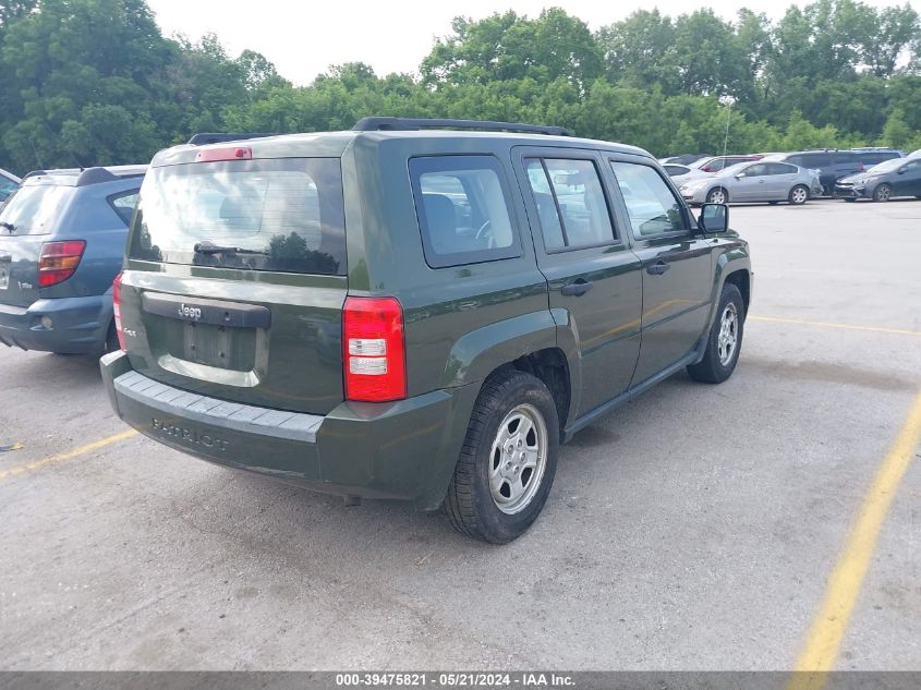 2009 Jeep Patriot Sport VIN: 1J4FF28B49D167004 Lot: 39475821