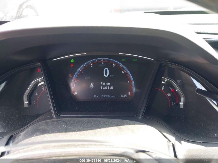 2019 Honda Civic Sport VIN: SHHFK7H43KU204976 Lot: 39475840