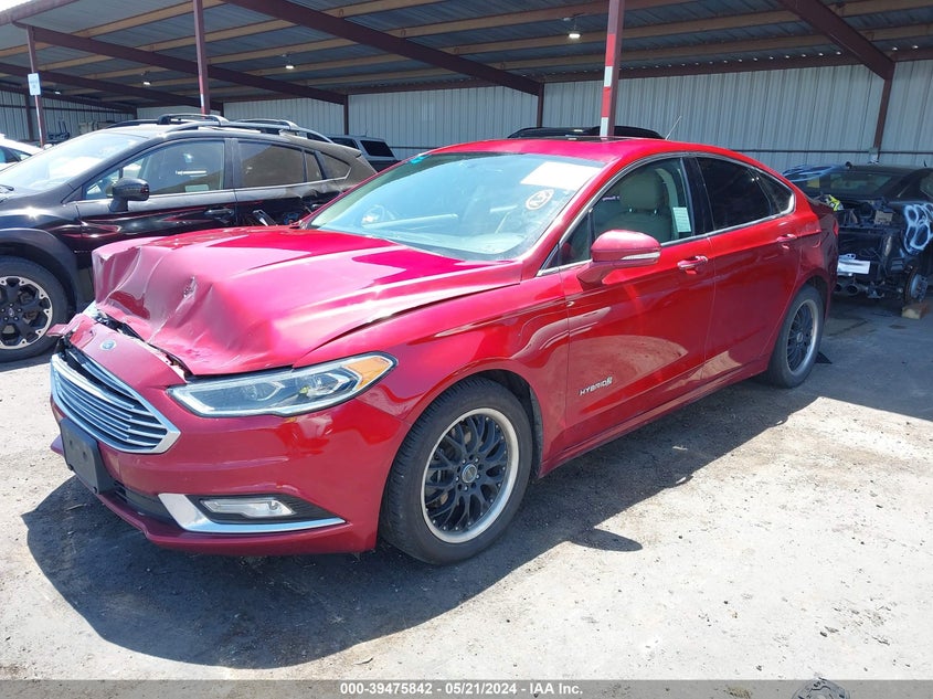 VIN 3FA6P0LU0HR277480 2017 FORD FUSION HYBRID SE