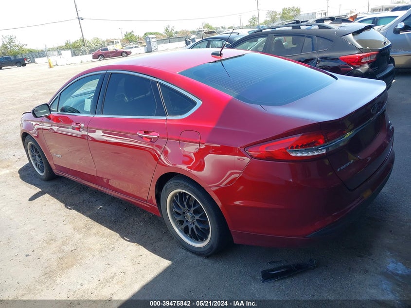 VIN 3FA6P0LU0HR277480 2017 FORD FUSION HYBRID SE