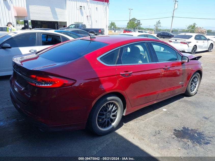 VIN 3FA6P0LU0HR277480 2017 FORD FUSION HYBRID SE