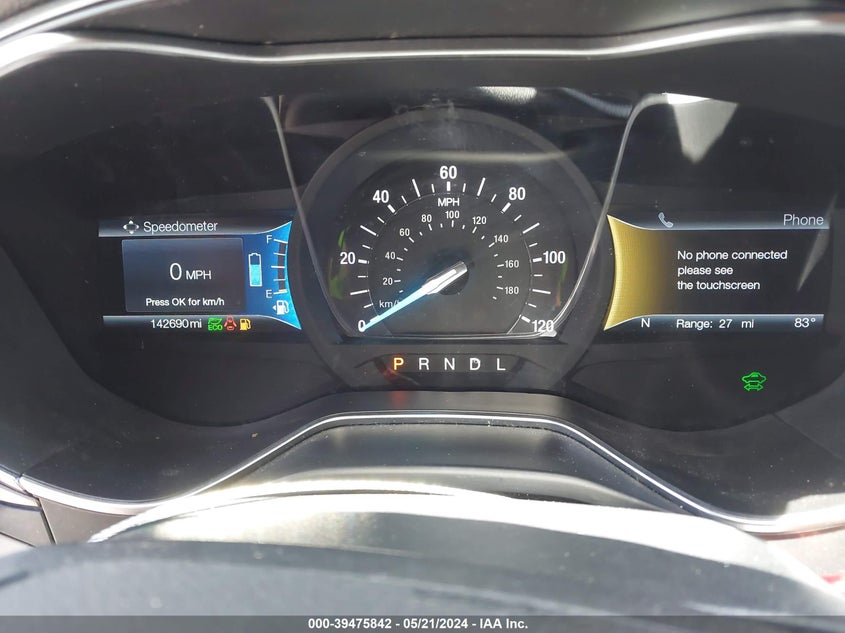 VIN 3FA6P0LU0HR277480 2017 FORD FUSION HYBRID SE