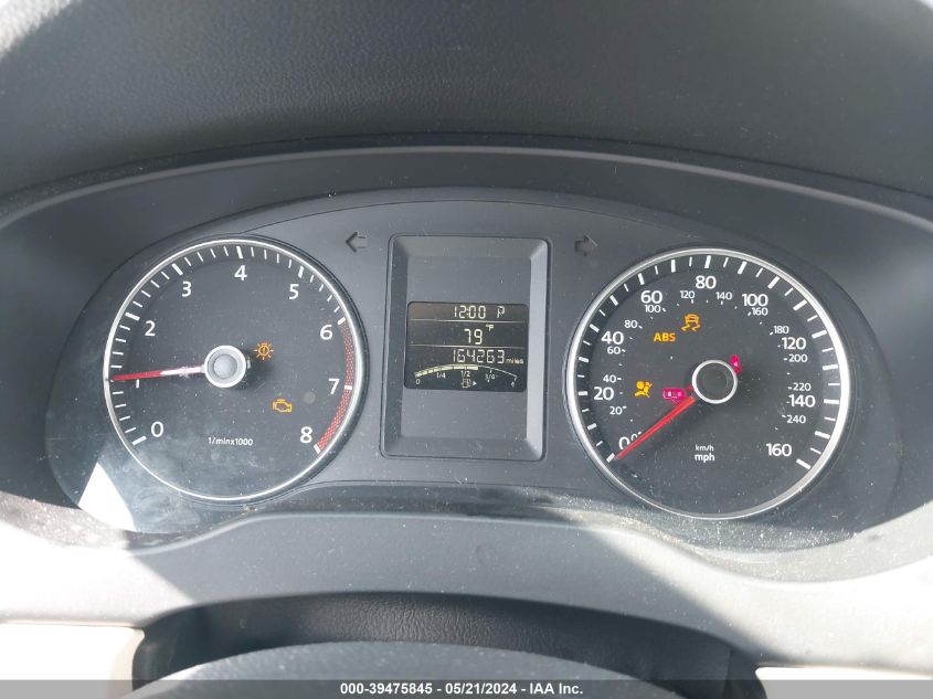 2013 Volkswagen Jetta 2.5L Sel VIN: 3VWLX7AJ9DM364538 Lot: 39475845